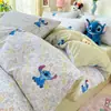 Conjunto Autêntico Disney Classe A de Algodão Puro Waffle de Quatro Peças para Primavera/Verão 2026