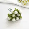 144 Flores Artificiais de Romã e Flores de Abóbora Materiais para Guirlanda DIY Buquê de Noiva Fotografia Decoração de Cena de Casamento