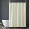 Fabricante de Cortinas de Chuveiro, Cortinas de Chuveiro Impermeáveis de Poliéster Liso de Cor Sólida Transfronteiriças, Cortinas de Banheiro, Cortinas de Pendurar Opacas, Cortinas de Divisória para Hotel