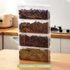 Caja de refrigerador de cocina especializada BNBSS con tapa, transparente y visible, para almacenar especias, canela y cáscara de mandarina seca, gran capacidad