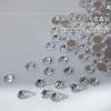 Rhinestones Transparentes Planos K9 para Uñas, Rhinestones Redondos de Cristal Multifacéticos, Decoraciones para Uñas, Rhinestones para Muñecas