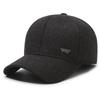 Chapéu de Inverno Masculino Quente Boné de Baseball Chapéu de Algodão Chapéu com Proteção para as Orelhas para Idosos Outdoor Versátil Chapéu Espesso para Homem Velho