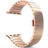 Adecuado para Apple Watch Apple iwatch987ultra correa de acero inoxidable con cadena y hebilla de mariposa de doble presión