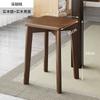 Silla de comedor nórdica moderna minimalista mesa y silla de comedor hogar silla de madera maciza escritorio y silla taburete de comedor apilable silla cosmética