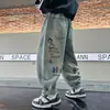 Ropa nueva para niños 2024 jeans para niños pantalones de primavera y otoño pantalones exteriores geniales y modernos para niños callejera frita para exteriores