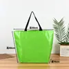 Bolsa de Tecido Bolsa de Mão Logotipo Personalizado Impresso Capacidade Extra Grande Plástico Ecológico Bolsa de Compras Revestida PP Tecido Bolsa Chamativa