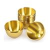 Tazón de Acero Inoxidable para Salsa Tazón Dorado para Salsa Plato para Condimentos Tazón Pequeño para Sushi Tazón para Mermelada Taza para Salsa