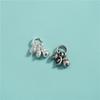 Plata de Ley S925 Estilo Chino Accesorios DIY Colgante Yuanbao Fulu Calabaza Paz Alegría Paz Fruta Colgante para Pulsera