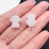 Accesorios para Joyería DIY 20 Colgantes de Resina Blanca en Forma de Corazón y Estrella de Cinco Puntas Materiales para Pulsera, Collar, Aretes, Llavero