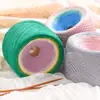 Algodão de Seda Algodão Mercerizado Cor Gradiente Longo Gradiente Bolo Crochê Artesanal Xale Fio de Renda para Bebê