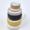 Cinta elástica de seda elástica dorada y plateada de 1 cm a 5 cm, cinta elástica de seda brillante plateada tipo cebolla, accesorios para joyería, zapatos y sombreros