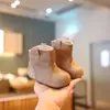 Botas Bebê Menina 2026 Outono Inverno Novas Botas Curtas Meninas Solado Macio Botas Pequenas de Couro para Meninas Botas Martin