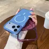 Gama alta 18 colores nuevos adecuados para iPhone 18 Pro Max, funda de teléfono magnética transparente tipo hielo, cubierta protectora anticaída Apple 17