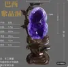 Phoenix Presenta Prosperidad Geoda de Amatista Brasileña al por Mayor Forma de Calabaza en forma de 8 Adorno Feng Shui para el Hogar Colección de Regalos para Inauguración de Casa