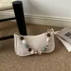 2026 Nova Tendência Fashion Corrente de Praia Corrente de Palha com Contas Bolsa de Ombro/Axila para Mulheres