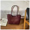 Bolsa Casual Simple de Gran Capacidad para el Trabajo al por Mayor para Mujer Nueva Moda Bolso Tote de Trabajo Versátil para el Hombro