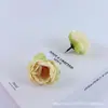 Exquisita Cabeza de Flor de Peonía DIY Hecha a Mano Artificial Falsa Flor Accesorios para el Cabello Retro Pasador Decoración de Flor Accesorios para Ropa Accesorios de Fotografía