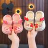 Zapatos de Princesa EVA Sandalias Nuevo Estilo Oso Estilizar Niñas Bebé Interior Antideslizante Bohemio Sandalias con Agujeros