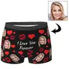 Comercio Exterior Amazon Pod Producción de Una Pieza Ropa Interior Cruzada Boxer Briefs Estampado Digital Patrón para Hombres y Mujeres Fábrica de Boxer Briefs