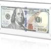 Soporte de Dinero de Acrílico Grueso para Billetes de Dólar Autoportante Protector de Billetes de Colección