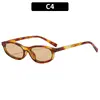 Gafas de Sol Ovaladas Retro Hip-Hop Unisex Estilo Ins Tendencia Europea y Americana al por Mayor para Influencer Fotografía Callejera y Desfiles de Moda