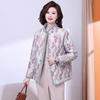 Nuevo Estilo Madre Estilo Extranjero Forrado de vellón Ropa Acolchada de Algodón Engrosada Ropa de Otoño e Invierno para Mujeres de Mediana Edad Abrigo Corto Acolchado de Algodón Chaqueta Acolchada de Algodón para Personas de Mediana Edad y Mayores