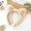 Diadema Especial para Lavar la Cara, Diadema Divertida de Otoño e Invierno con Diseño de Oso Lindo, Cinta para el Pelo, Horquilla, Accesorios para el Pelo, Tocado de Felpa