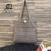 Amazon Nuevo Mori Girl Bordado a Mano Ganchillo Tejido Portátil Hecho a Mano para Mujer Bolso de Hombro Tejido Bolso de Compras