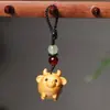 Nova Edição de Pingentes para Celular Sandália Dourada Doze Signos, Acessórios de Madeira, Charms para Bolsas, Chaveiros, Lembrancinhas e Presentes