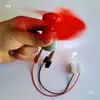 Mini Turbina Eólica Energia Eólica Pequeno Gerador Motor Ventilador Luz LED Crianças Maker Experimento Científico
