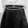 Cadena de Cintura de Perlas Artificiales de Doble Capa de Moda Transfronteriza Cadena Corporal Versátil Ajustable Accesorios de Joyería Personalizados para la Cintura