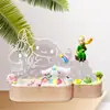 Nova Luz Noturna Fofa Desenho Animado Enfeites de Plástico Decoração Atmosférica Micro Paisagem Decoração de Paisagismo DIY