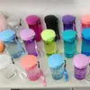 Mini Copo de Água, Fofo, Compacto, Conveniente, à Prova de Vazamentos e Resistente a Quedas, Copo de Chá Simples de Plástico, Copo com Corda para Estudantes Homens e Mulheres