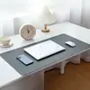 Alfombrilla de Ratón Texturizada en Cuero, Disponible en Fábrica, Antideslizante, Extra Grande, Alfombrilla Impermeable para Escritorio de Teclado para Estudiantes Escribiendo