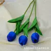 Tulipán, flor falsa, decoración del hogar, tacto de PU, flor artificial, foto de simulación, fábrica de flores falsas, ramo de boda al por mayor
