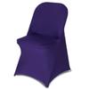 Funda elástica de poliéster y spandex para silla de comedor, Fiesta de Cumpleaños, Banquete de Bodas, Hotel, Restaurante, Festival, Cinturón elástico para silla, Decoración
