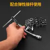 Traje de herramientas combinadas de 53 piezas llave de carraca para coche y motocicleta pan llave multifuncional de mantenimiento familiar