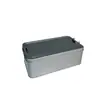 Caja Metálica Snap-On para Empaque de Pastel de Piña, Pastelería Tiramisú, Caja para Galletas, Caja Metálica con Cierre, Forma Rectangular