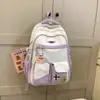 Nueva Mochila Escolar Estilo 2026 para Mujer, Mochila Linda, Mochila Escolar de Estudiante a la Moda, Mochila para Computadora de Gran Capacidad para Viajes de Negocios