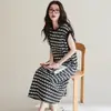 [Algodón Puro] Camisón de Verano para Mujer, Vestido de Longitud Media sin Mangas, Ropa de Casa Casual Holgada, Se Puede Usar Afuera