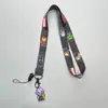 League of Legends Anime Sombra de Fuego Dragon Ball caricatura teléfono móvil cordón de cuello largo colgante largo tela de poliéster impresión por transferencia térmica