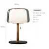 Lámpara de noche moderna de alta gama simple lámpara decorativa nórdica de diseñador lámparas de estudio sala de estar creativa de vidrio lámpara de escritorio de dormitorio