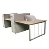 Set de Escritorio y Silla de Oficina para Personal, Escritorio de Oficina Individual para Empleados de Alto Nivel en Edificios de Oficinas, con Gabinete de Almacenamiento con Cerradura, Yifanmei