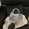 Casual, De Moda, Texturizado, Moderno, Casual, Cruzado, De Mano, Bolso de Hombro tipo Bowling, Grande Capacidad para Mujer, Nuevo Estilo K 2025