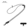 Cordón para Teléfono Móvil Tres en Uno, Largo Cruzado, Cuerda Desmontable para Teléfono Móvil, Cadena Tejida Fuerte para Colgar en el Cuello del Teléfono Móvil, Personalizado