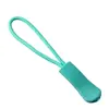Tiradores de cremallera moldeados por inyección de TPU disponibles para venta al por mayor en múltiples colores, adecuados para chaquetas, mochilas, bolsos, cordones y accesorios de ropa, con servicio de muestras disponible