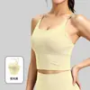Sujetador Deportivo Seamless para Mujer con Sensación de Segunda Piel, Alta Elasticidad, Almohadillas Integradas en el Pecho, Camiseta sin Mangas para Correr en Verano, Sujetador de Yoga Fitness, Camisola