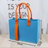 Bolsas de Feltro Atacado com Fitas, Bolsas de Compras de Feltro Casuais e Versáteis, Brindes Promocionais, Fitas de Presente, Bolsas Tote de Feltro