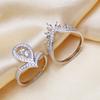 Combinación de accesorios DIY anillo multiuso plata de ley S925 anillo de perlas soporte vacío exquisito soporte para anillo de corona