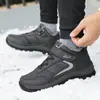 Zapatos de Cuadros para Mujeres Mayores en Invierno, Zapatos de Algodón Impermeables de Cuero Genuino de Terciopelo, Zapatos para Caminar, Zapatos Cálidos para Caminar para Madres de Mediana Edad y Mayores